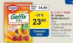 Tesco Dr. Oetker Gelfix Extra 2:1 nabídka