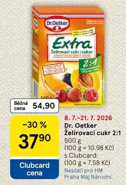 Tesco Dr. Oetker Želírovací cukr 2:1 nabídka