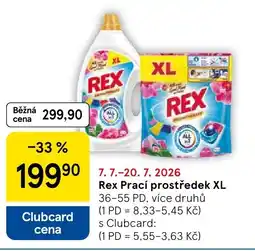 Tesco Rex Prací prostředek XL nabídka