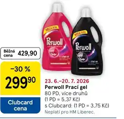 Tesco Perwoll Prací gel nabídka
