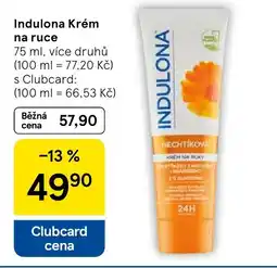 Tesco Indulona Krém na ruce nabídka