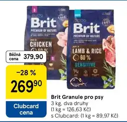 Tesco Brit Granule pro psy nabídka