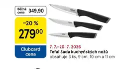 Tesco Tefal Sada kuchyňských nožů nabídka