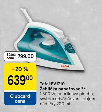 Tesco Tefal FV1710 Žehlička napařovací nabídka