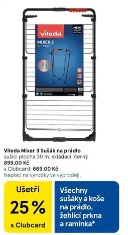 Tesco Vileda Mixer 3 Sušák na prádlo nabídka