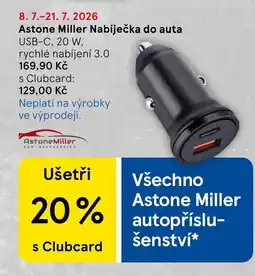 Tesco Astone Miller Nabíječka do auta nabídka