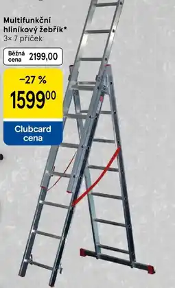 Tesco Multifunkční hliníkový žebřík nabídka