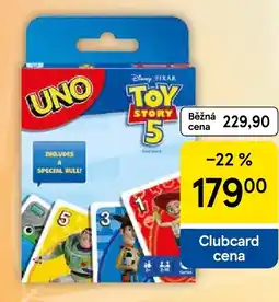 Tesco UNO Toy Story 5 Karetní hra nabídka