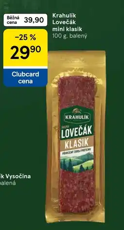 Tesco Krahulík Lovečák mini klasik nabídka