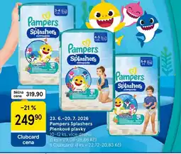 Tesco Pampers Splashers Plenkové plavky nabídka