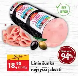 MP Krásno Linie šunka nejvyšší jakosti nabídka
