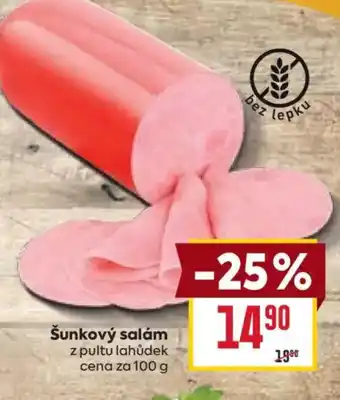 Billa Šunkový salám nabídka