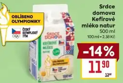 Billa Srdce domova Kefírové mléko natur nabídka