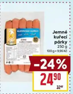 Billa Jemné kuřecí párky nabídka