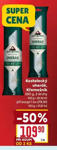 Billa Kostelecký uherák, Křemešník nabídka