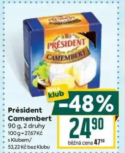 Billa Président Camembert nabídka