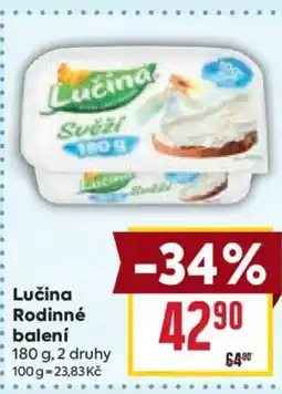 Billa Lučina Rodinné balení nabídka
