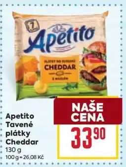 Billa Apetito Tavené plátky Cheddar nabídka