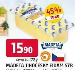 Trefa MADETA JIHOČESKÝ EIDAM SÝR 45% tuku nabídka