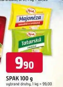 Trefa Spak Tatarská omáčka nabídka