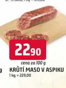 Trefa KRŮTÍ MASO V ASPIKU nabídka