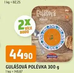 Trefa GULÁŠOVÁ POLÉVKA nabídka
