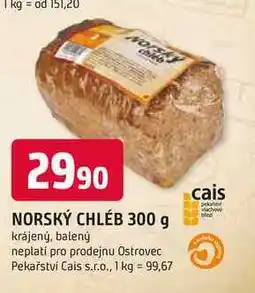 Trefa NORSKÝ CHLÉB 300 g krájený, balený nabídka