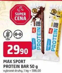 Trefa MAX SPORT PROTEIN BAR nabídka