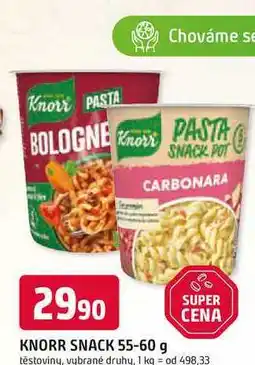 Trefa KNORR SNACK nabídka