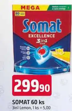 Trefa SOMAT 60 ks 3in1 Lemon nabídka