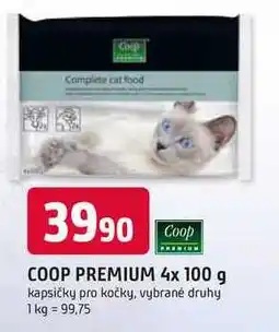 Trefa COOP PREMIUM 4x 100 g kapsičky pro kočky nabídka
