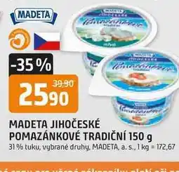 Trefa MADETA JIHOČESKÉ POMAZÁNKOVÉ TRADIČNÍ nabídka