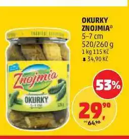 Penny Market Znojmia Okurky 5-7 cm nabídka