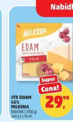 Penny Market MILKERIA SÝR EIDAM 45% bloček nabídka