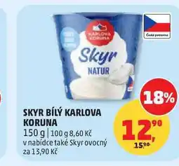Penny Market KARLOVA KORUNA SKYR BÍLÝ nabídka