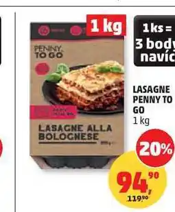 Penny Market PENNY TO GO LASAGNE ALLA BOLOGNESE nabídka