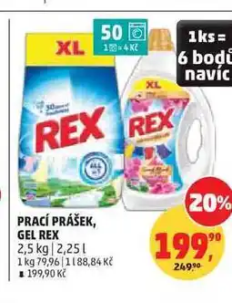 Penny Market REX PRACÍ PRÁŠEK nabídka