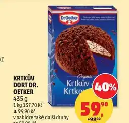Penny Market Dr. Oetker Krtkův dort nabídka