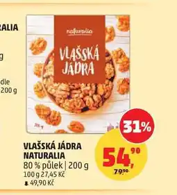 Penny Market NATURALIA VLAŠSKÁ JÁDRA80% půlek nabídka