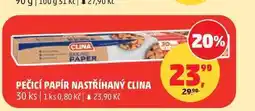 Penny Market PEČICÍ PAPÍR NASTŘÍHANÝ CLINA 30 ks nabídka