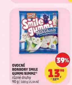 Penny Market OVOCNÉ BONBONY SMILE GUMMI NIMM2 různé druhy nabídka