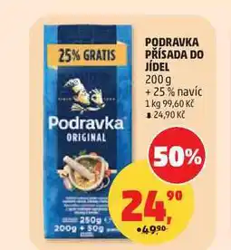 Penny Market PODRAVKA PŘÍSADA DO JÍDEL 200g +25% navíc nabídka