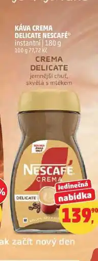 Penny Market NESCAFÉ KÁVA CREMA DELICATE, instantní nabídka