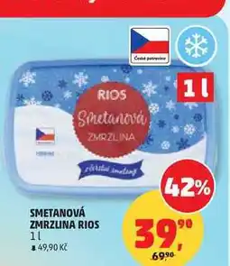 Penny Market RIOS SMETANOVÁ ZMRZLINA nabídka