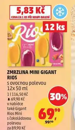 Penny Market Rios Mini Gigant s čokoládovou polevou nabídka