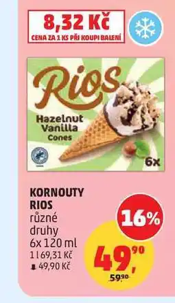 Penny Market RIOS KORNOUTY různé druhy nabídka