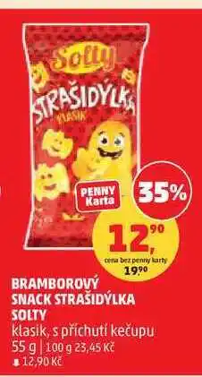 Penny Market SOLTY BRAMBOROVÝ SNACK STRAŠIDÝLKA klasik, s příchutí kečupu nabídka