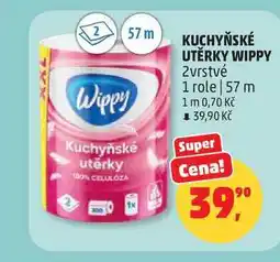 Penny Market WIPPY KUCHYŇSKÉ UTĚRKY 2vrstvé 1 role 57 m nabídka