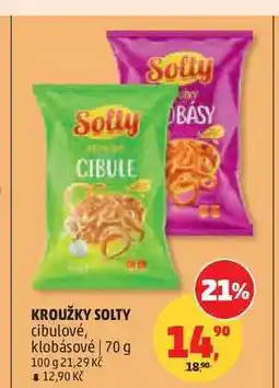 Penny Market SOLTY CIBULE KROUŽKY cibulové, klobásové nabídka