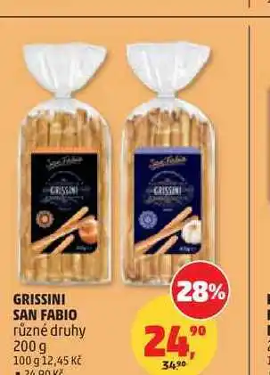 Penny Market GRISSINI SAN FABIO různé druhy nabídka